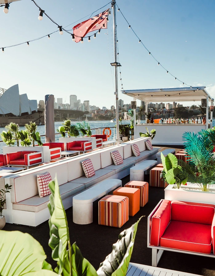 Corporate boat hire on Glass Island