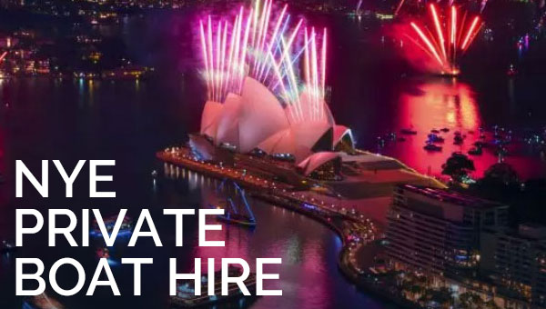 New Years Eve private boat hire in Sydney