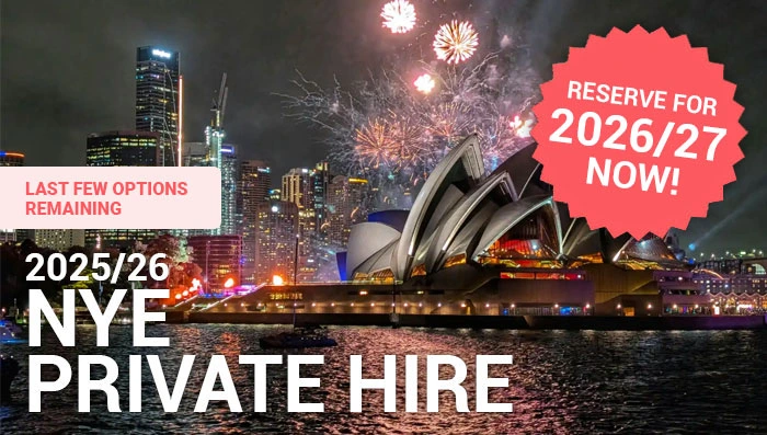 Private New Year's Eve Cruise on Sydney Harbour 2025/26